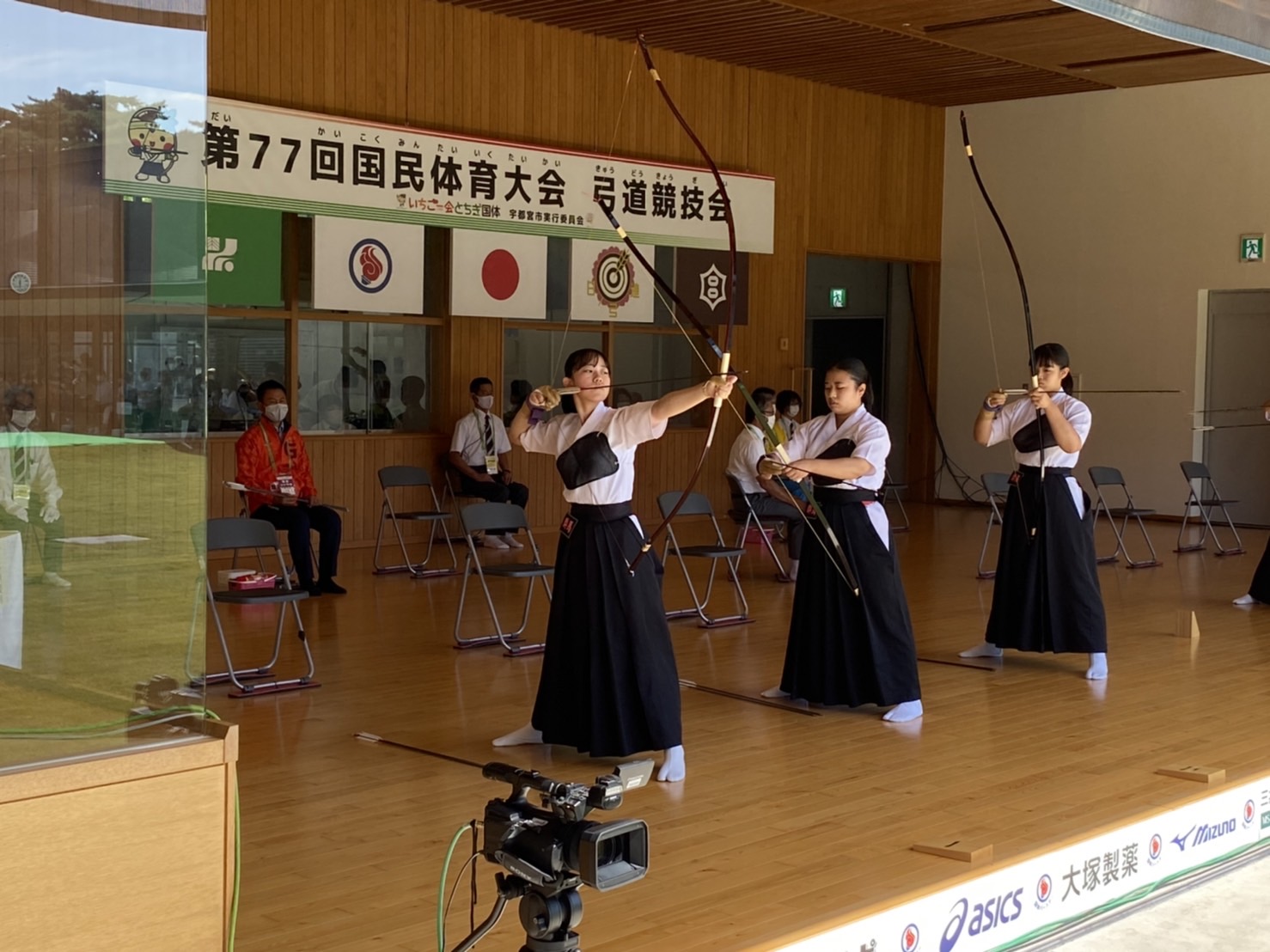 弓道 国民体育大会 第2位！ 前橋市立前橋高等学校